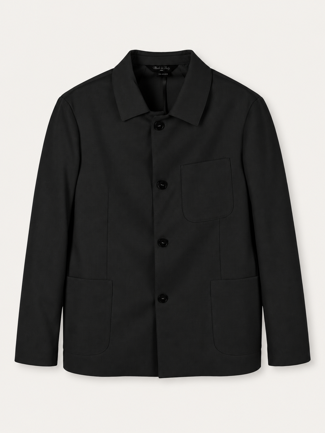 GIACCA CAMICIA TESSUTO MANO LANA