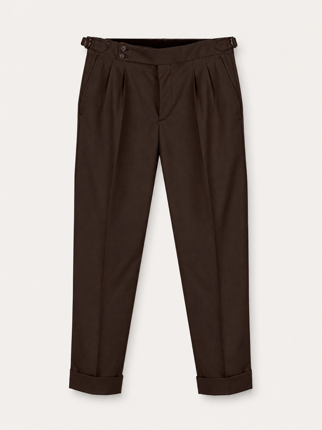 PANTALONE VITA ALTA CON FIBBIE