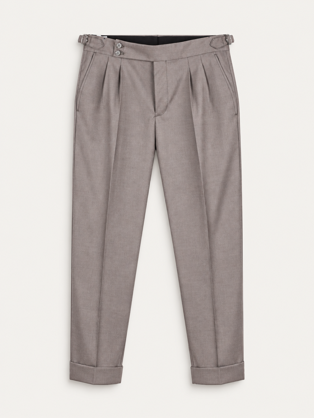 PANTALONE VITA ALTA CON FIBBIE