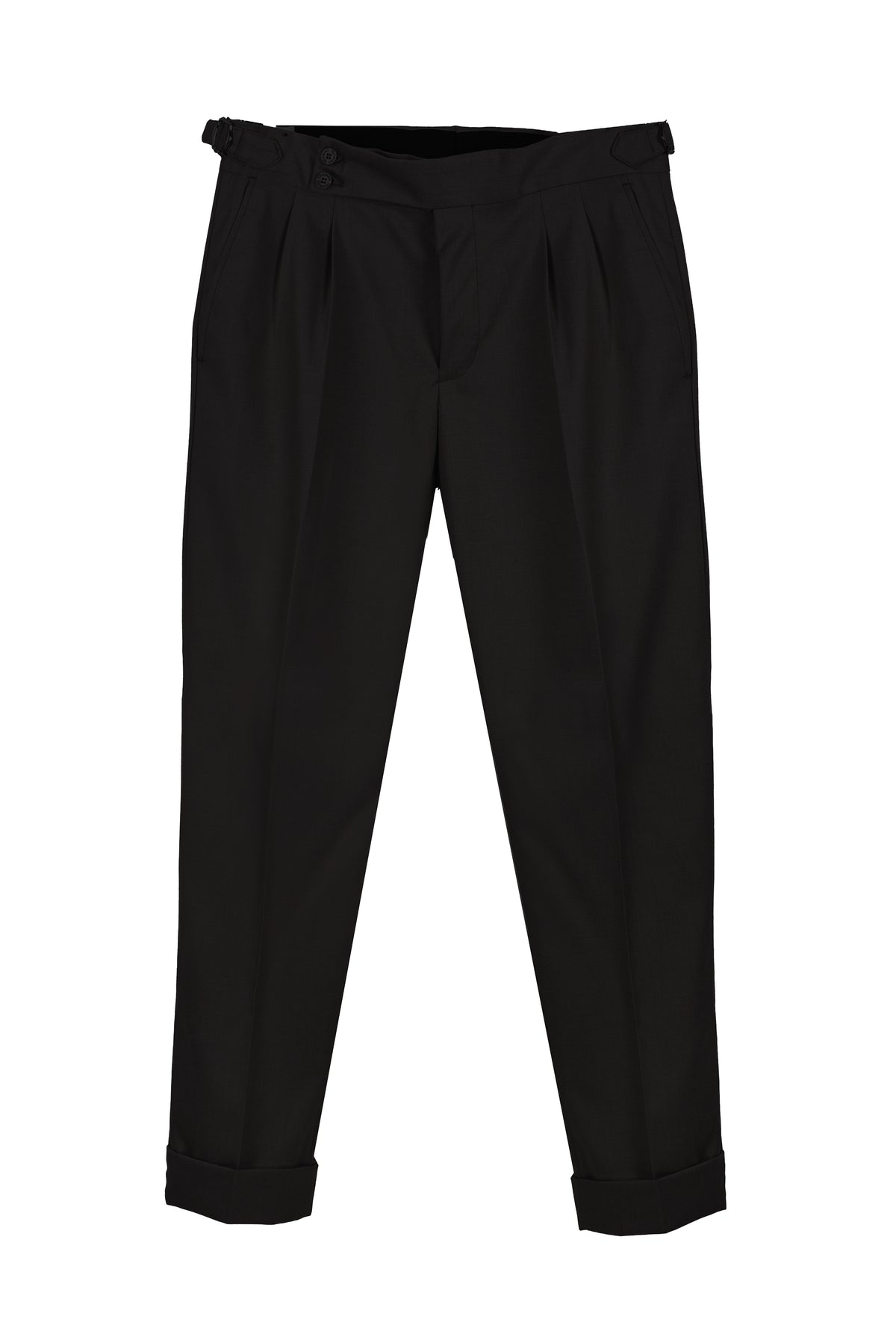 PANTALONE VITA ALTA CON FIBBIE