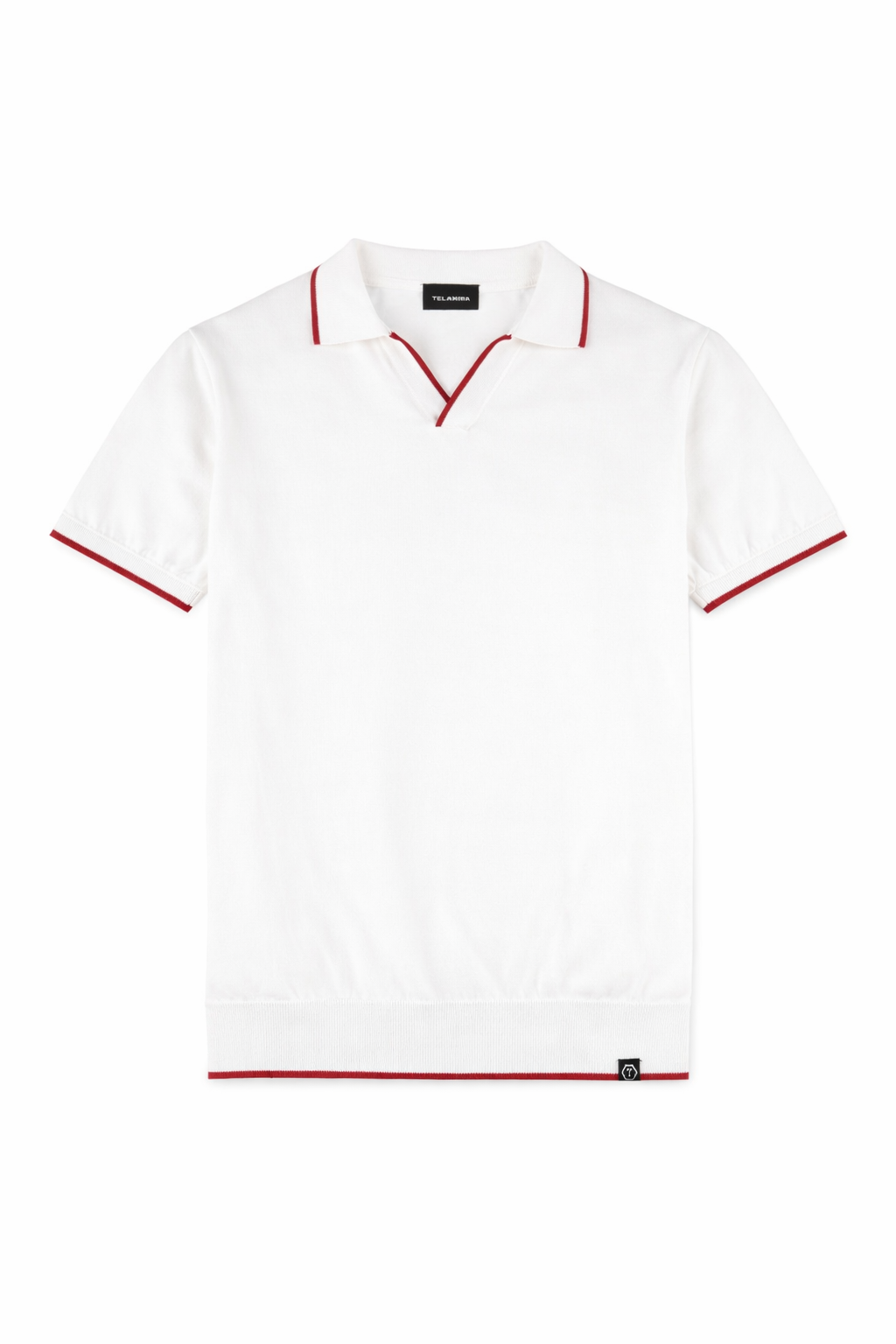 MAGLIA POLO 100%COTONE  BICOLOR CONTRASTO