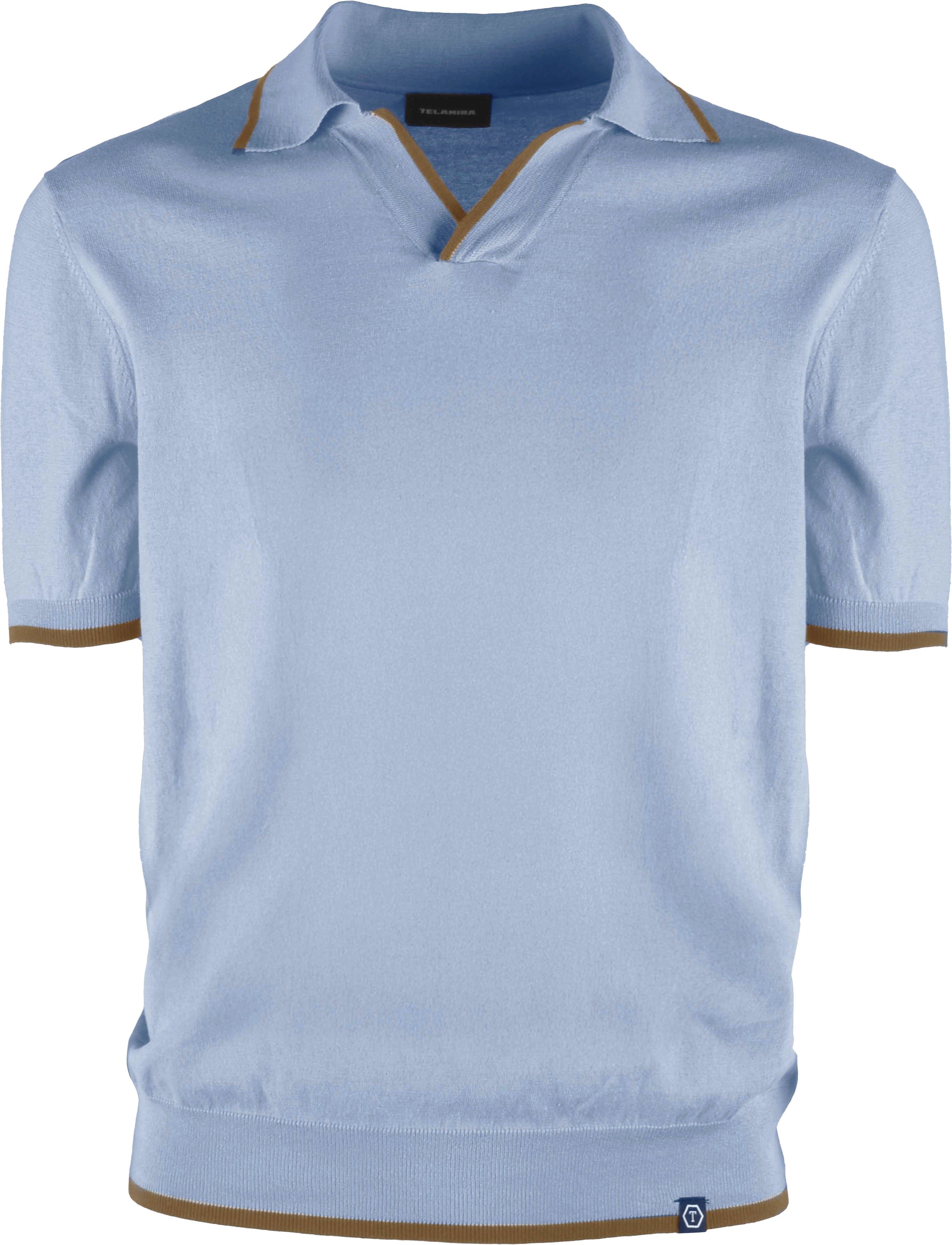 MAGLIA POLO 100%COTONE  BICOLOR CONTRASTO