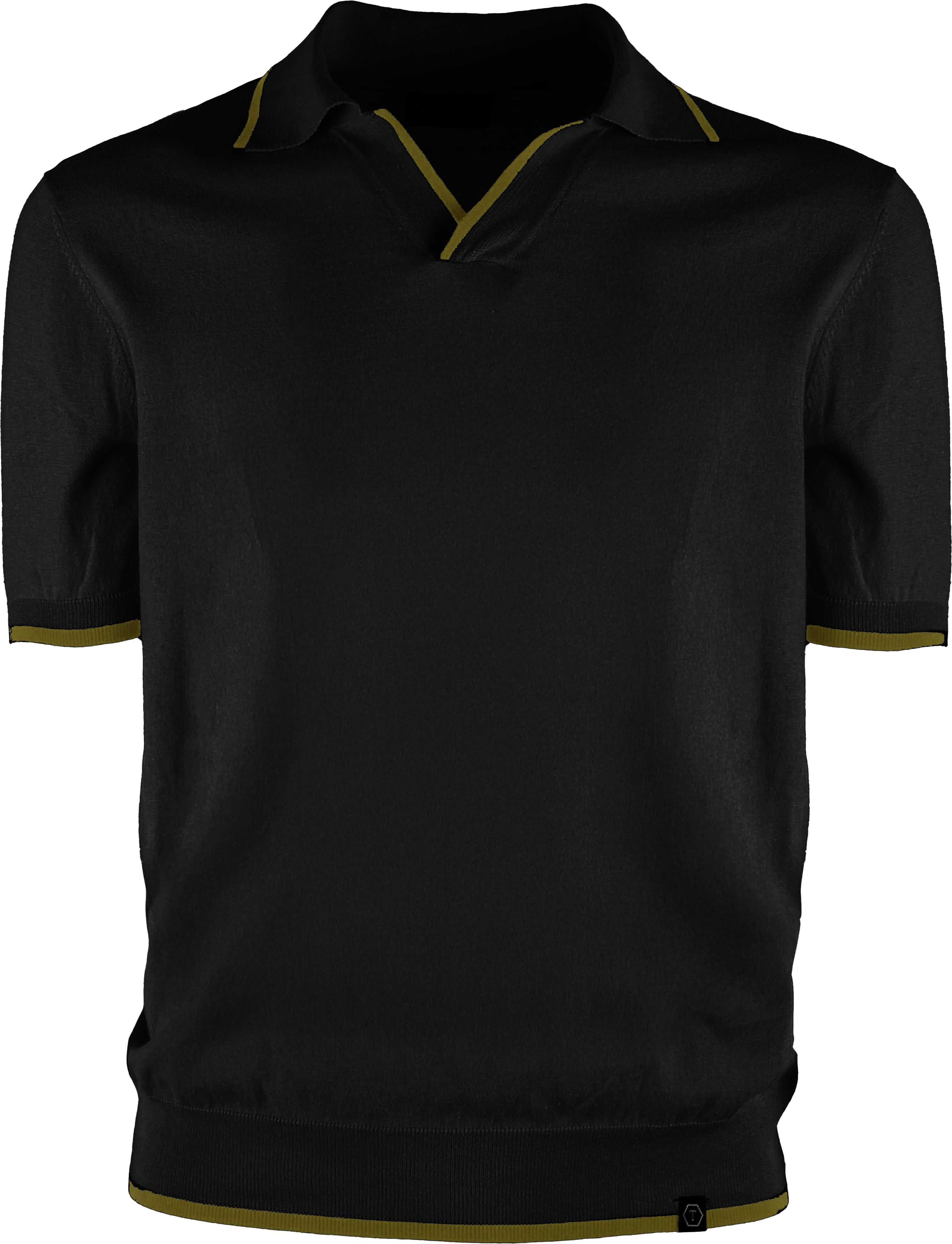 MAGLIA POLO 100%COTONE  BICOLOR CONTRASTO
