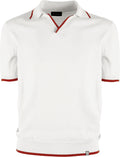 MAGLIA POLO 100%COTONE  BICOLOR CONTRASTO