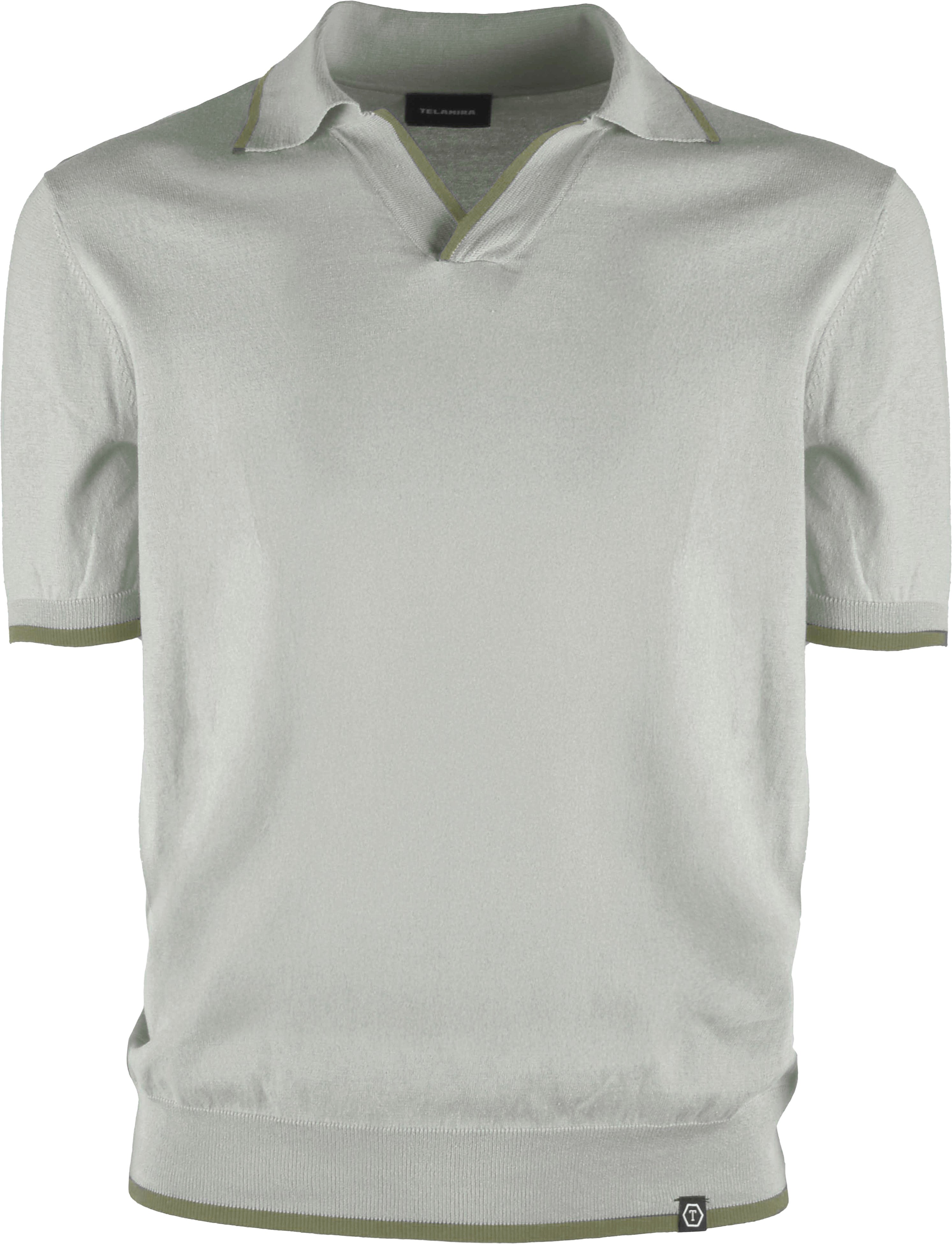 MAGLIA POLO 100%COTONE  BICOLOR CONTRASTO