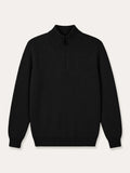 MAGLIA DI VISCOSA CON COLLO ALTO A ZIP