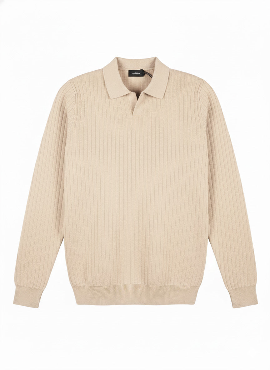POLO CON SCOLLO A V