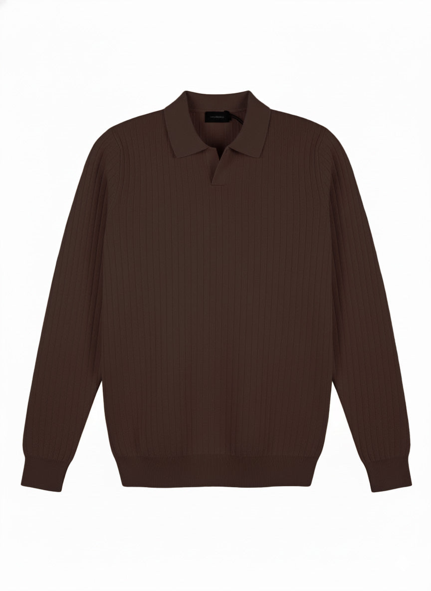 POLO CON SCOLLO A V