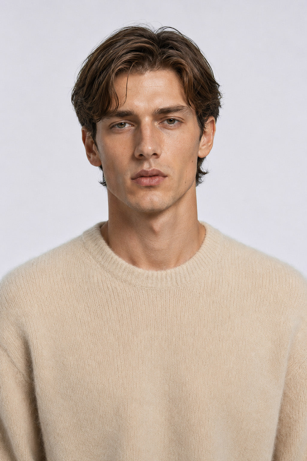 MAGLIONE GIROCOLLO DI BOUCLE' MORBIDO