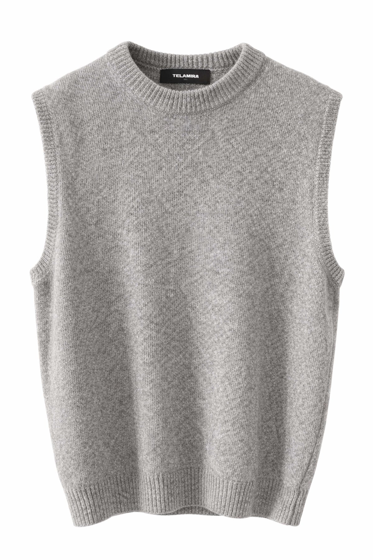 GILET RASATO IN CASHMERE