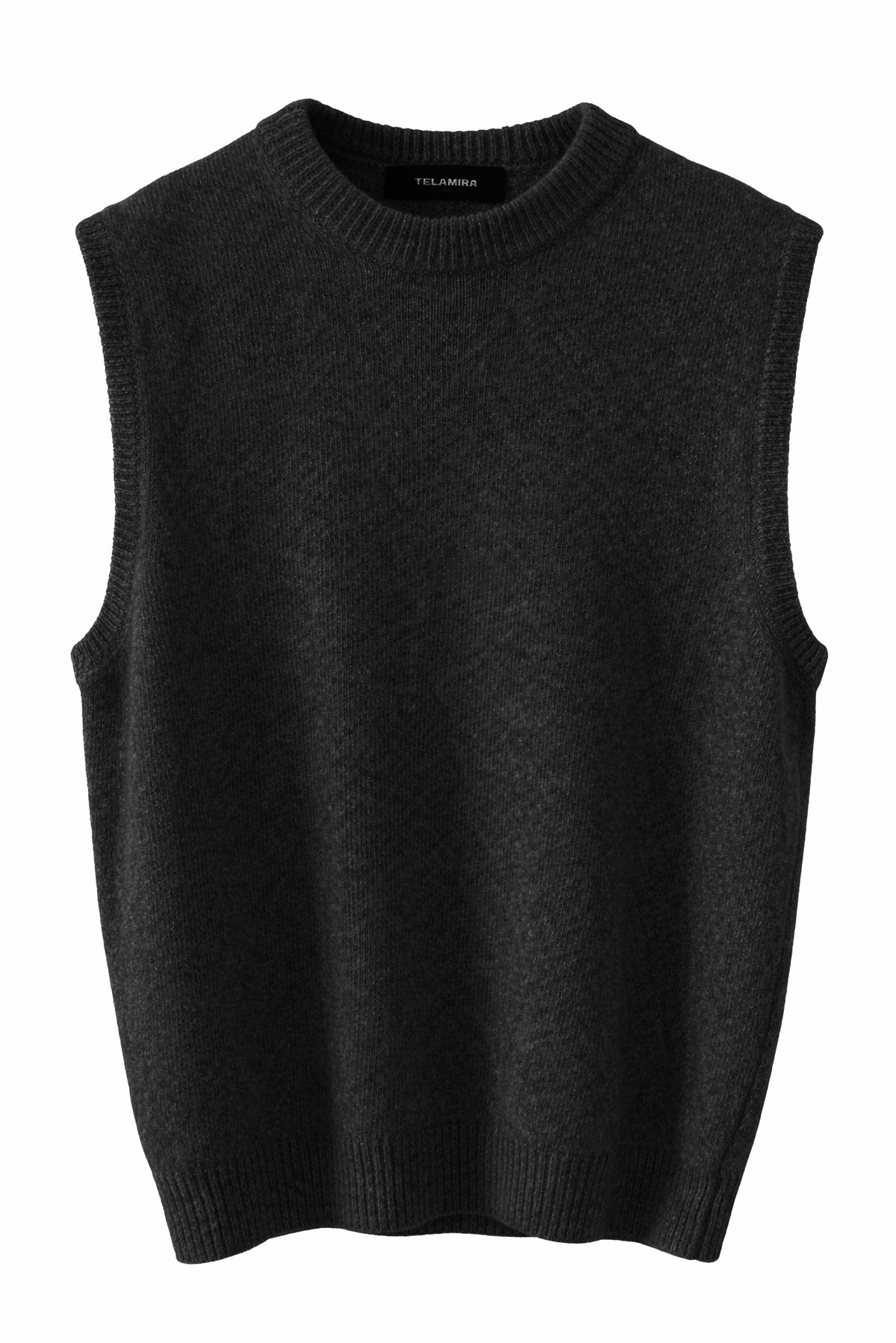 GILET RASATO IN CASHMERE
