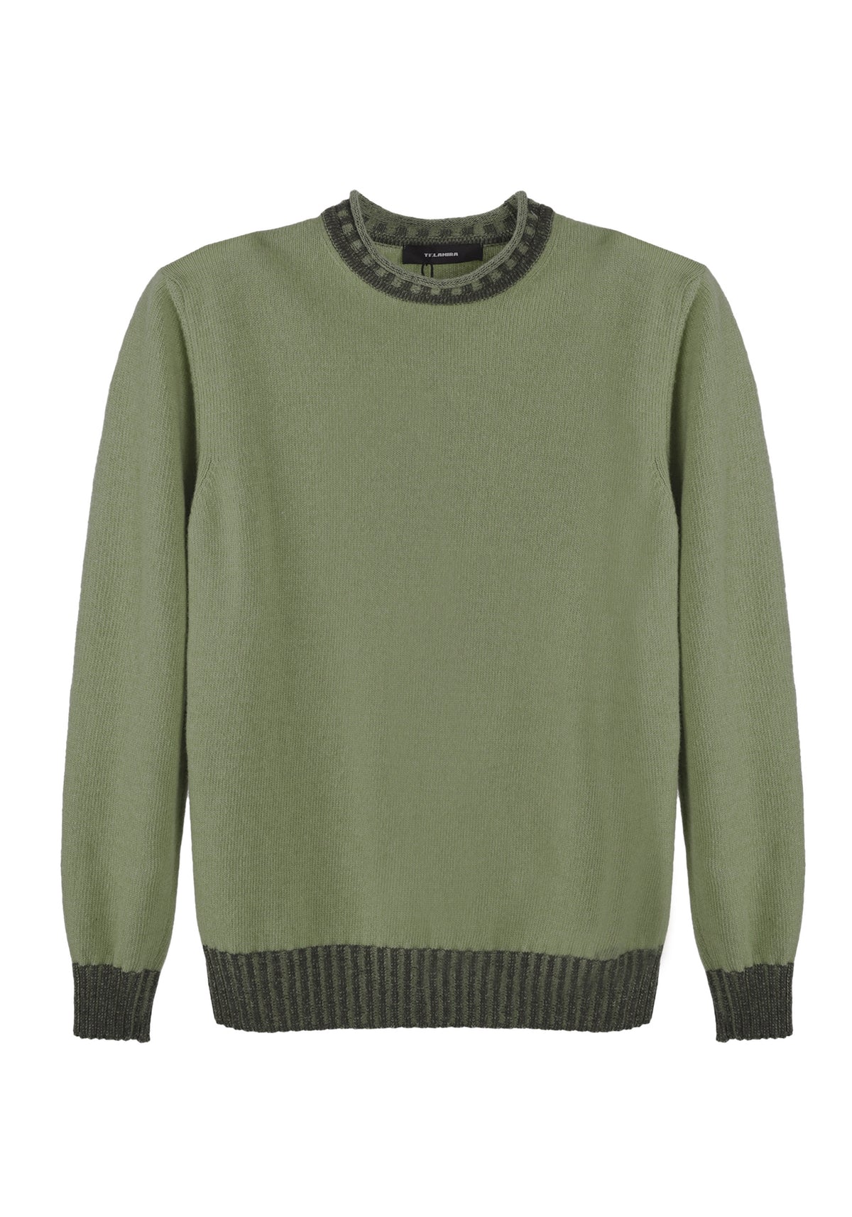MAGLIONE GIROCOLLO CON RICCIOLINO VANISE' IN CASHMERE