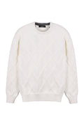 MAGLIONE CANESTRATO DI LANA