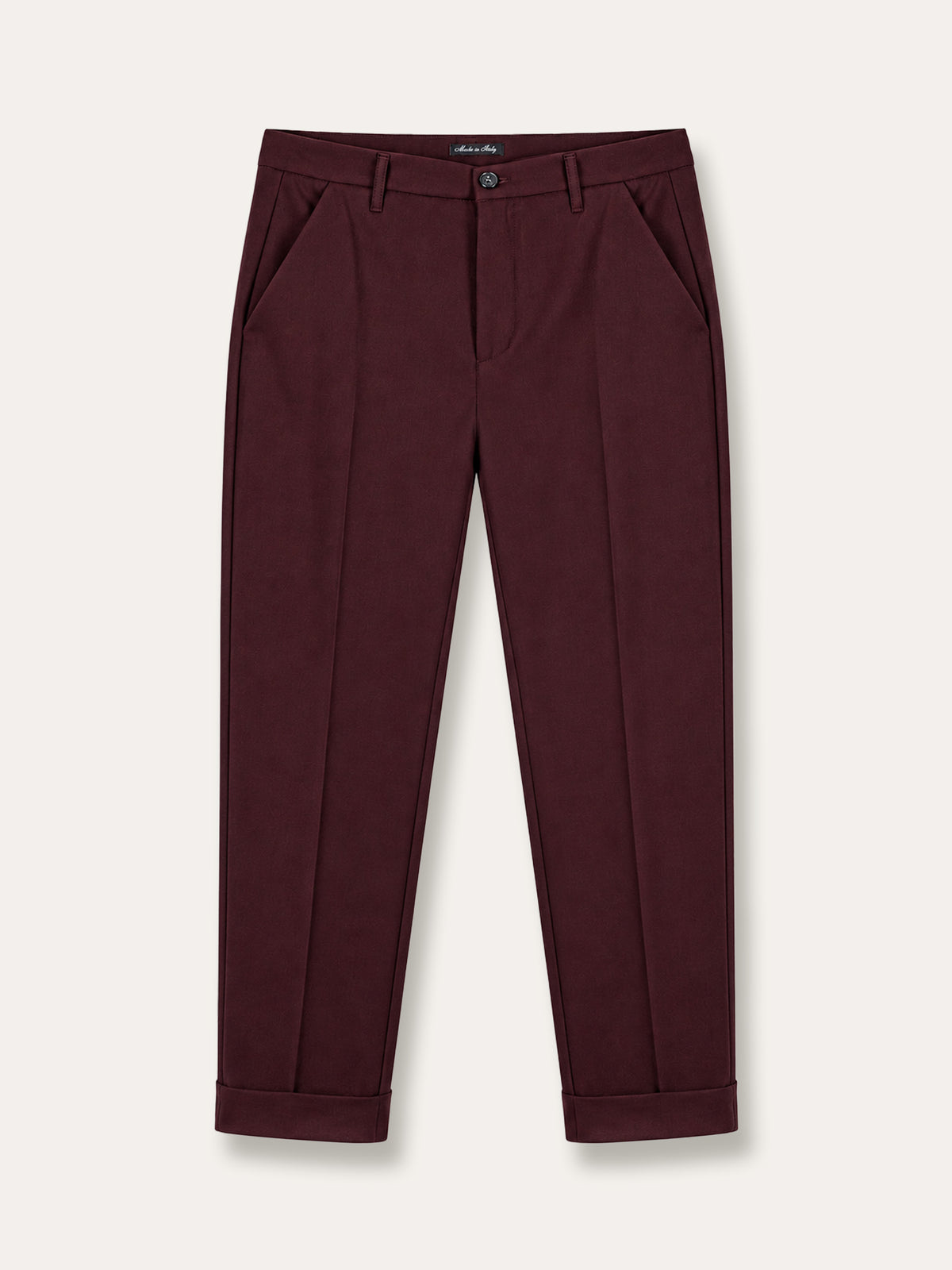 CHINOS CON VITA MEDIA A VESTIBILITA RUGULAR