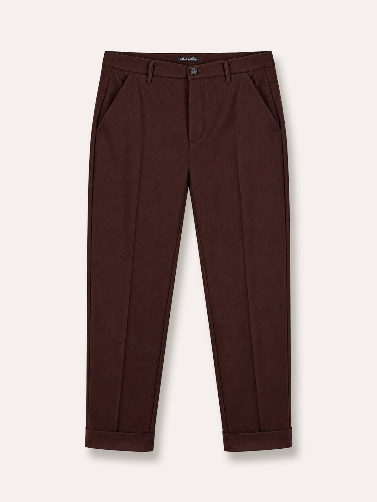 CHINOS CON VITA MEDIA A VESTIBILITA RUGULAR