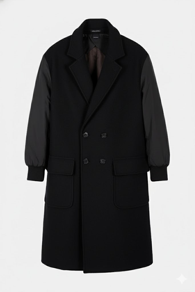 CAPPOTTO DOPPIOPETTO CON MANICA IMPEMIABILE
