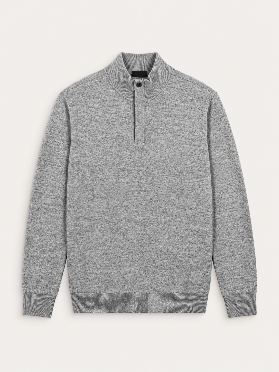 MAGLIA DI FILO MEZZA ZIP