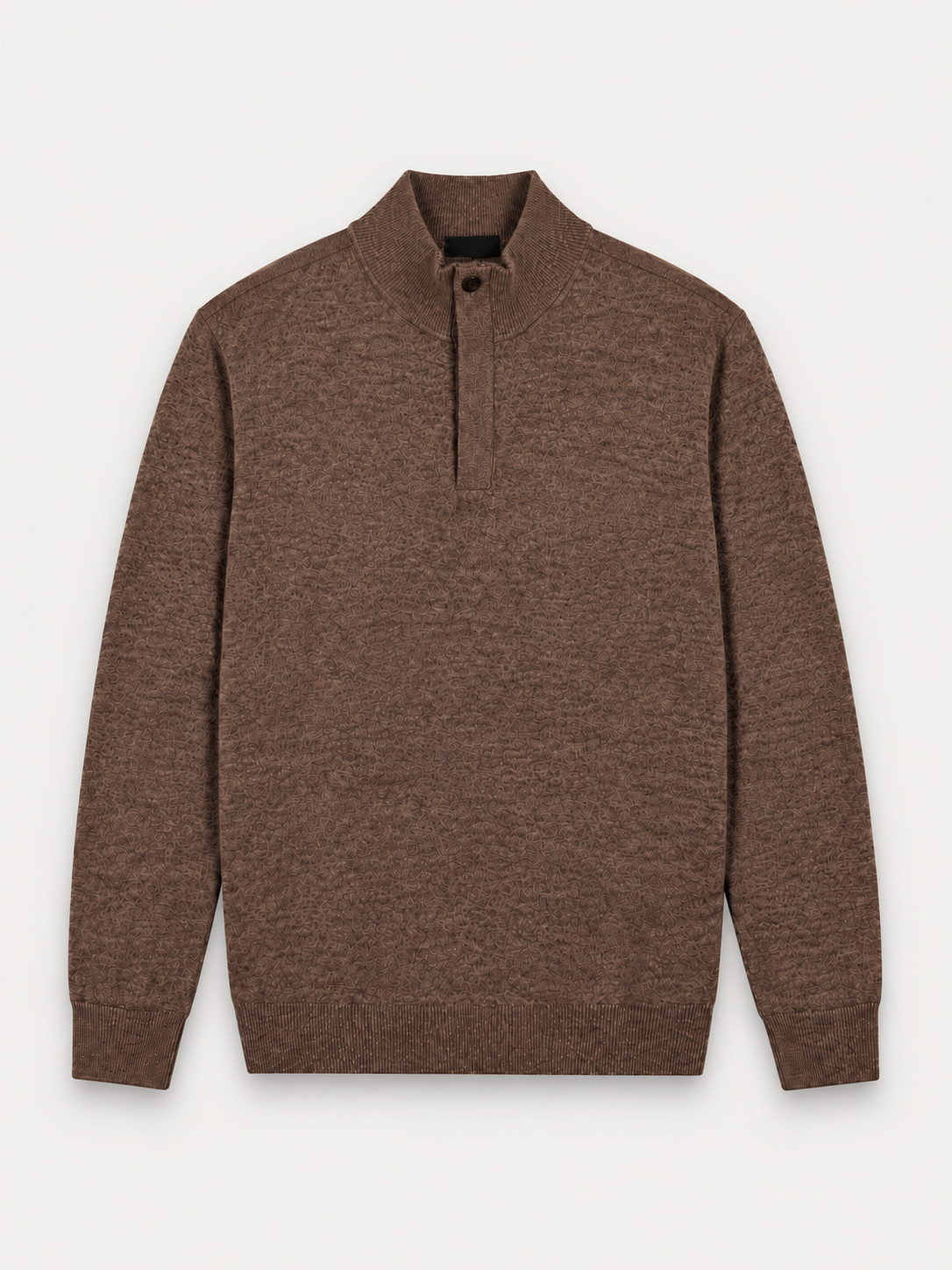 MAGLIA DI FILO MEZZA ZIP
