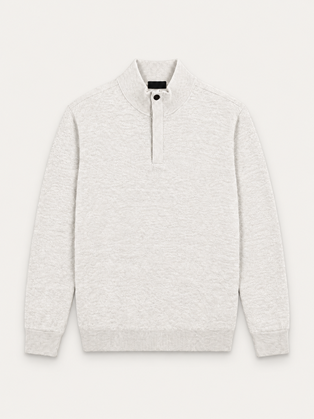 MAGLIA DI FILO MEZZA ZIP