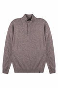 MAGLIA DI FILO MEZZA ZIP