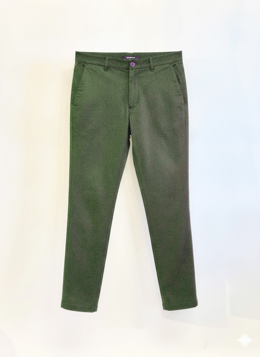 PANTALONE BASIC DI MISTO LINO