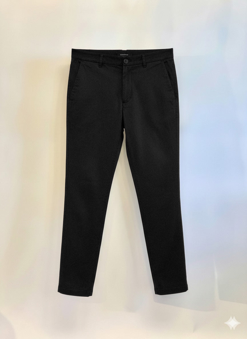 PANTALONE BASIC DI MISTO LINO