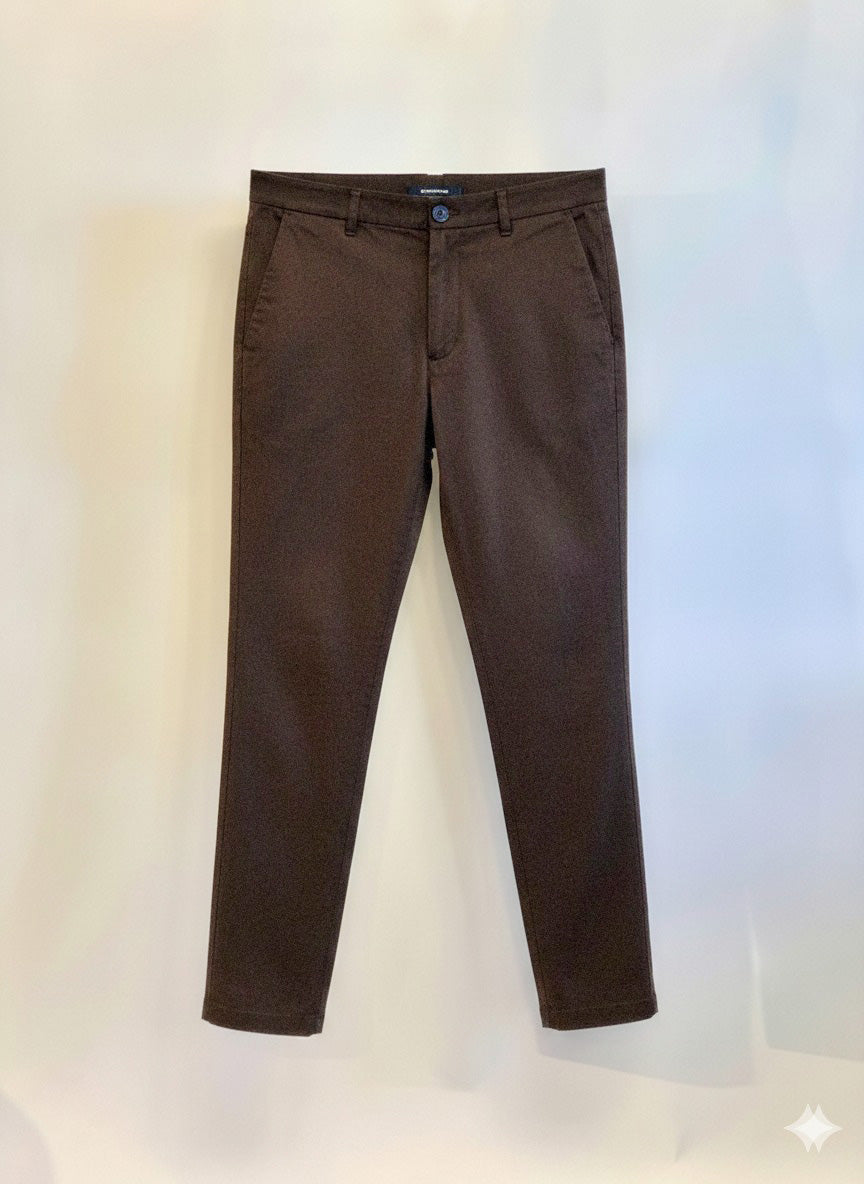 PANTALONE BASIC DI MISTO LINO